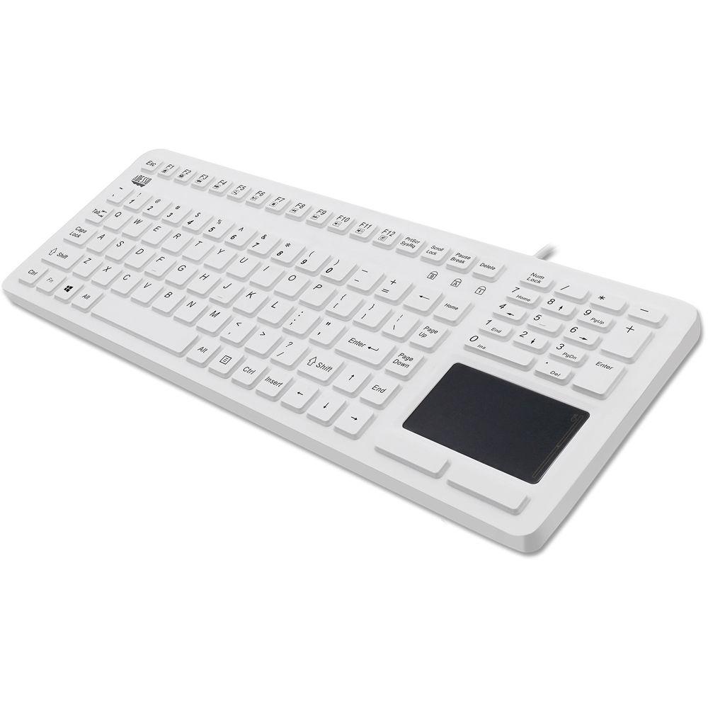 Adesso SlimTouch 270 Antimicrobial Waterproof Touchpad Keyboard