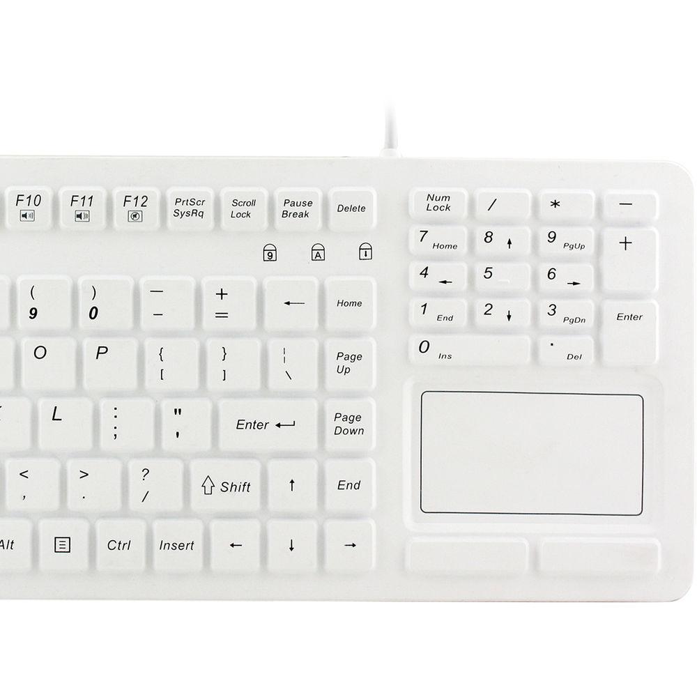 Adesso SlimTouch 270 Antimicrobial Waterproof Touchpad Keyboard
