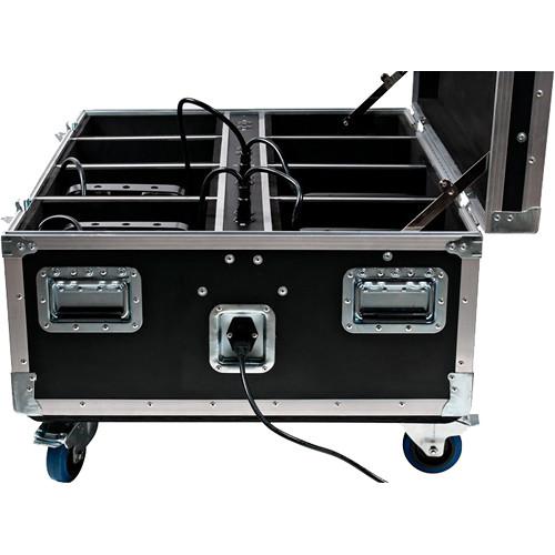 American DJ Wi Flight Case with Built-in Charging WiFLY PARs