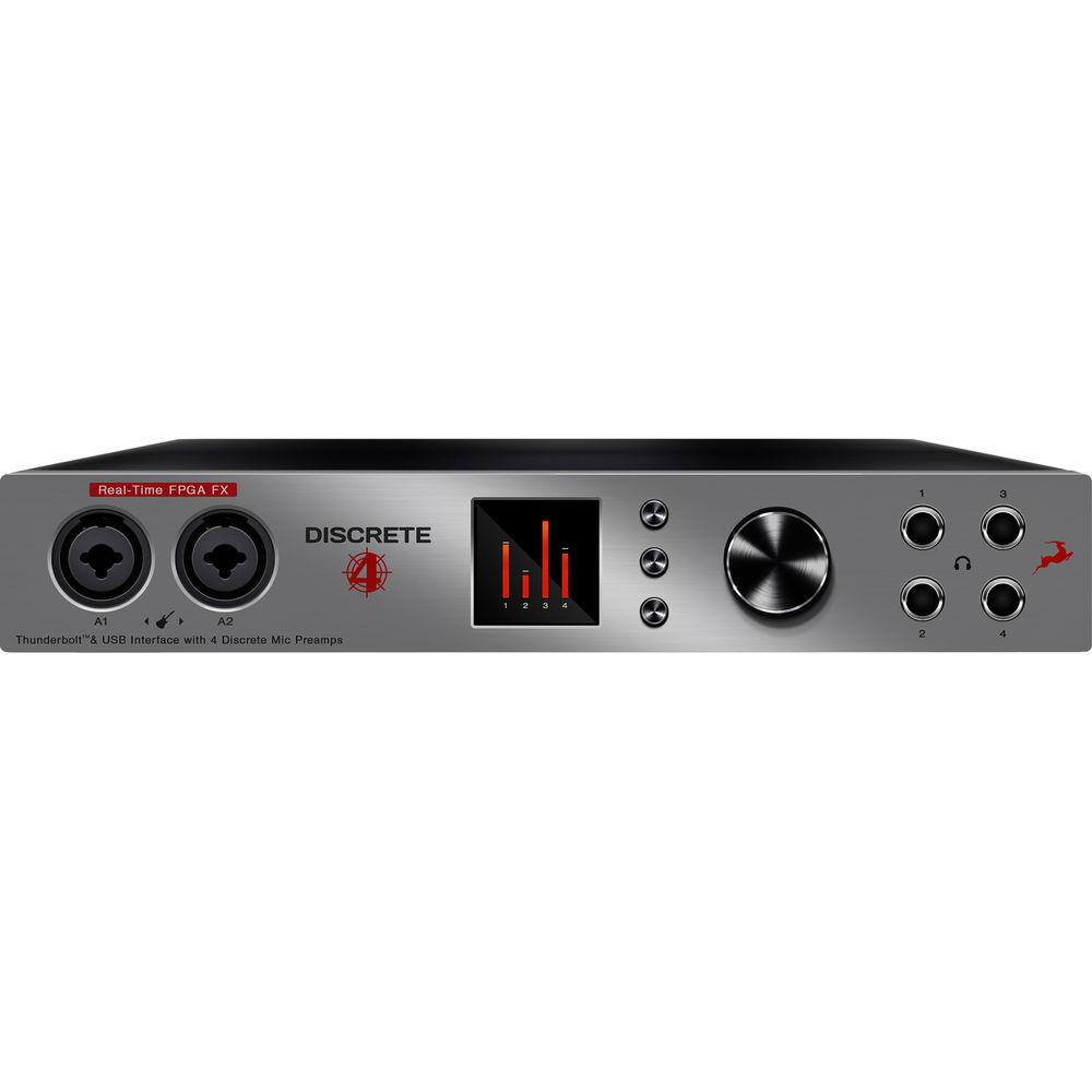 Antelope Discrete 4 Thunderbolt USB 14x20 Audio Interface with Premium FX Pack
