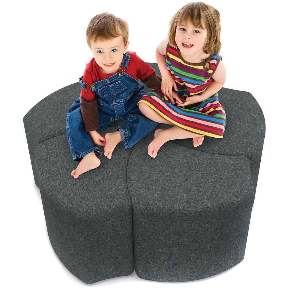 Balt Economy Shapes Upholstered Stool