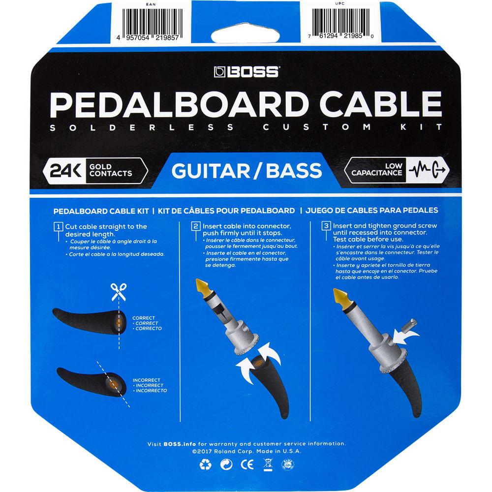 BOSS BCK-24 Solderless Pedalboard Cable Kit