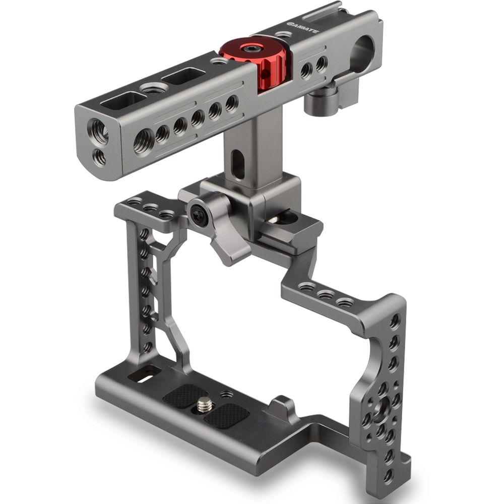 CAMVATE a6500 Handheld Camera Cage with QR Cheese Handle