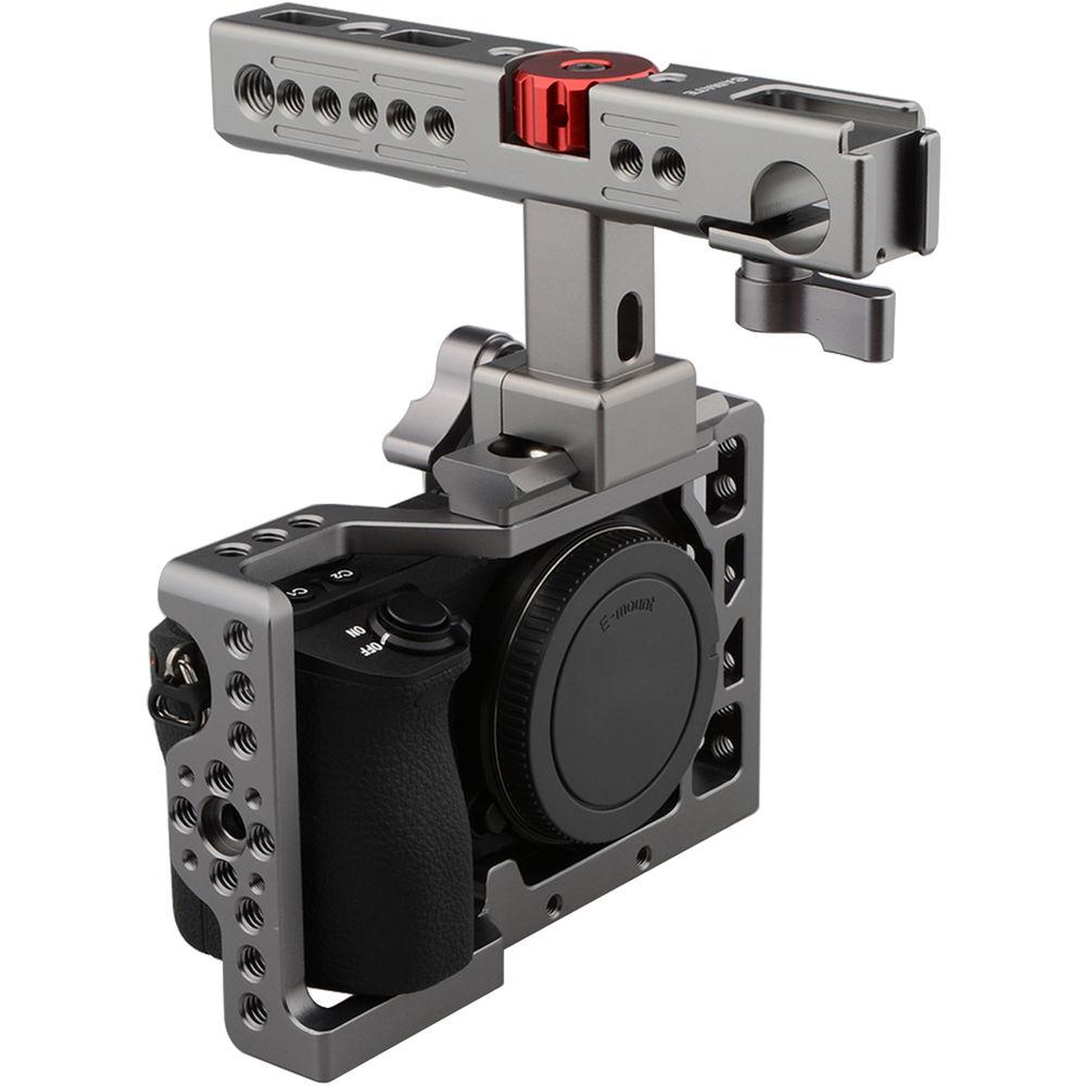 CAMVATE a6500 Handheld Camera Cage with QR Cheese Handle