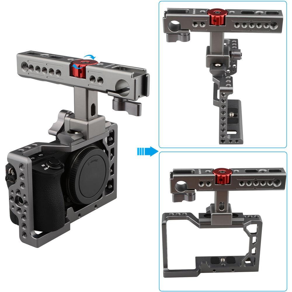 CAMVATE a6500 Handheld Camera Cage with QR Cheese Handle