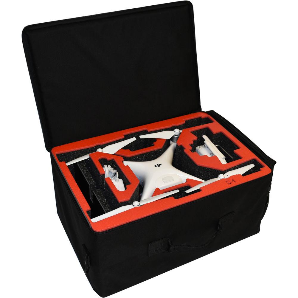 Drone Hangar Soft-Sided Convertible Backpack for DJI Phantom 3 or 4 Quadcopter