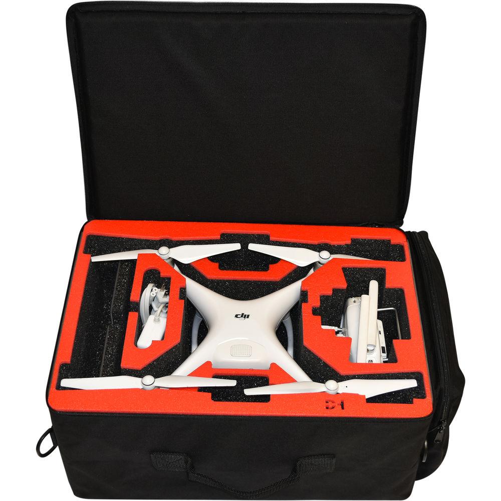 Drone Hangar Soft-Sided Convertible Backpack for DJI Phantom 3 or 4 Quadcopter