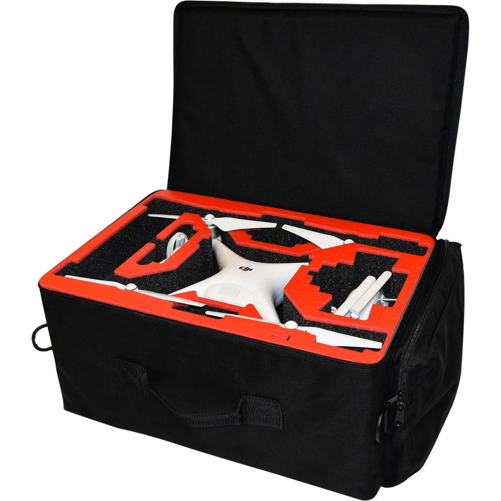 Drone Hangar Soft-Sided Convertible Backpack for DJI Phantom 3 or 4 Quadcopter