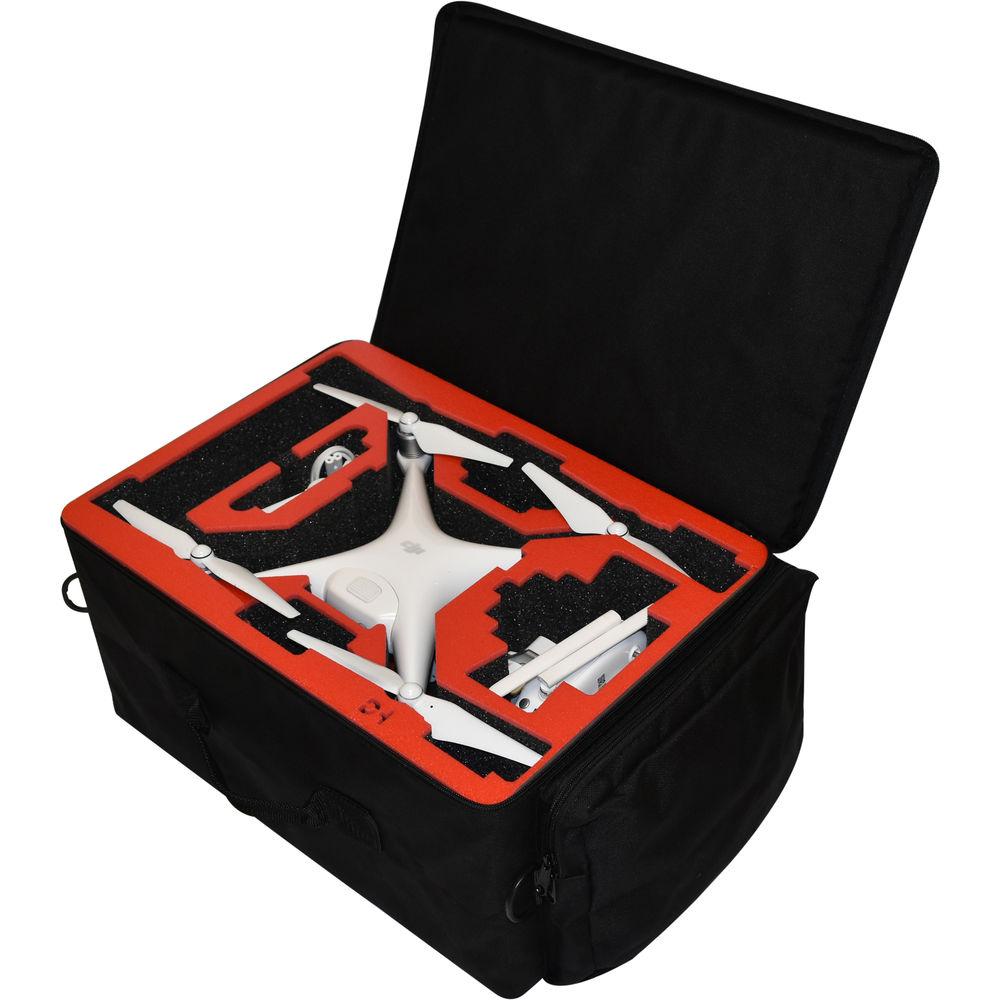 Drone Hangar Soft-Sided Convertible Backpack for DJI Phantom 3 or 4 Quadcopter