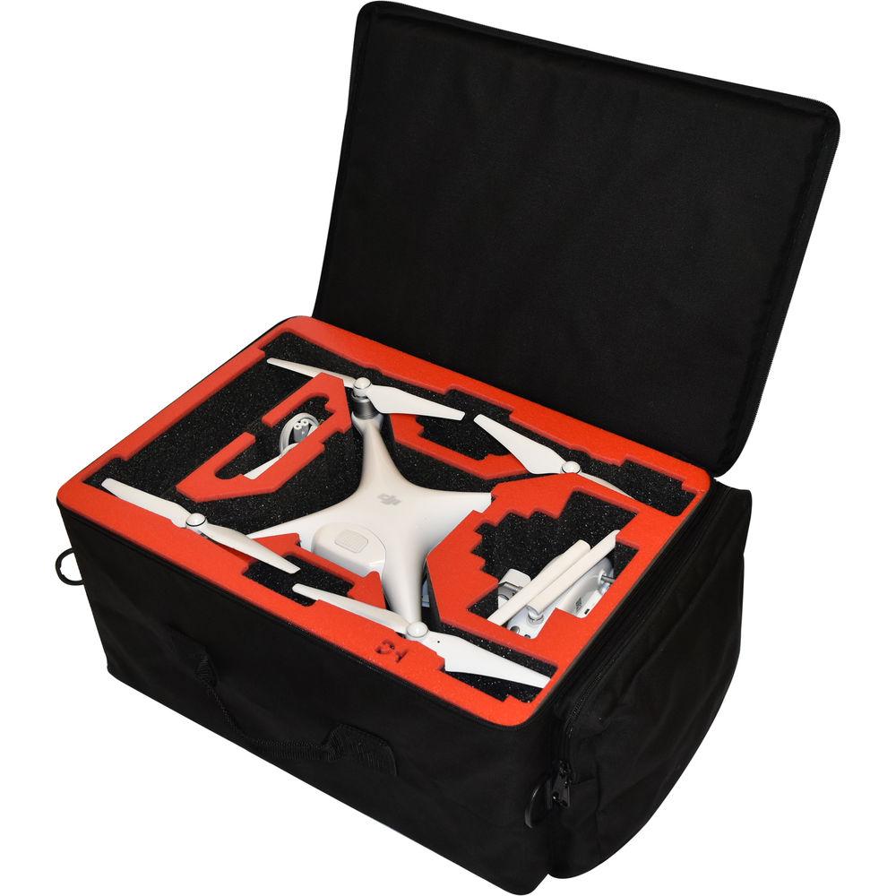 Drone Hangar Soft-Sided Convertible Backpack for DJI Phantom 3 or 4 Quadcopter