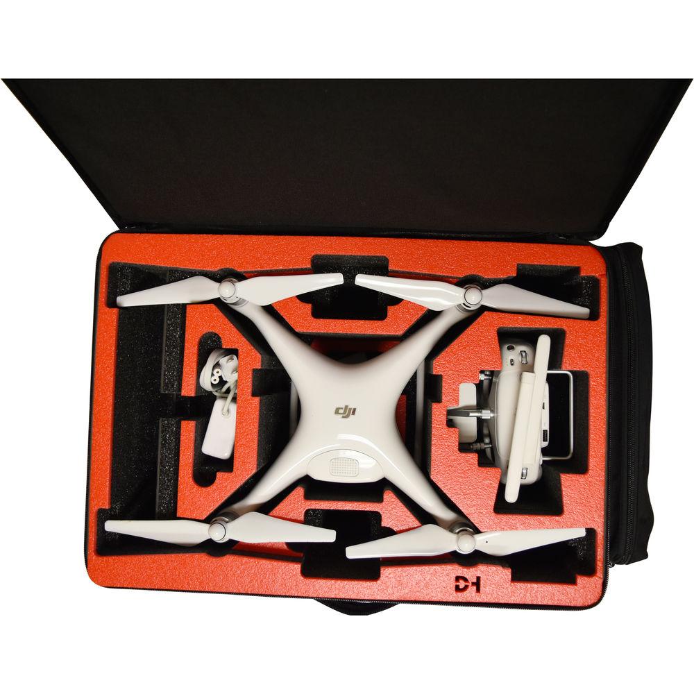 Drone Hangar Soft-Sided Convertible Backpack for DJI Phantom 3 or 4 Quadcopter