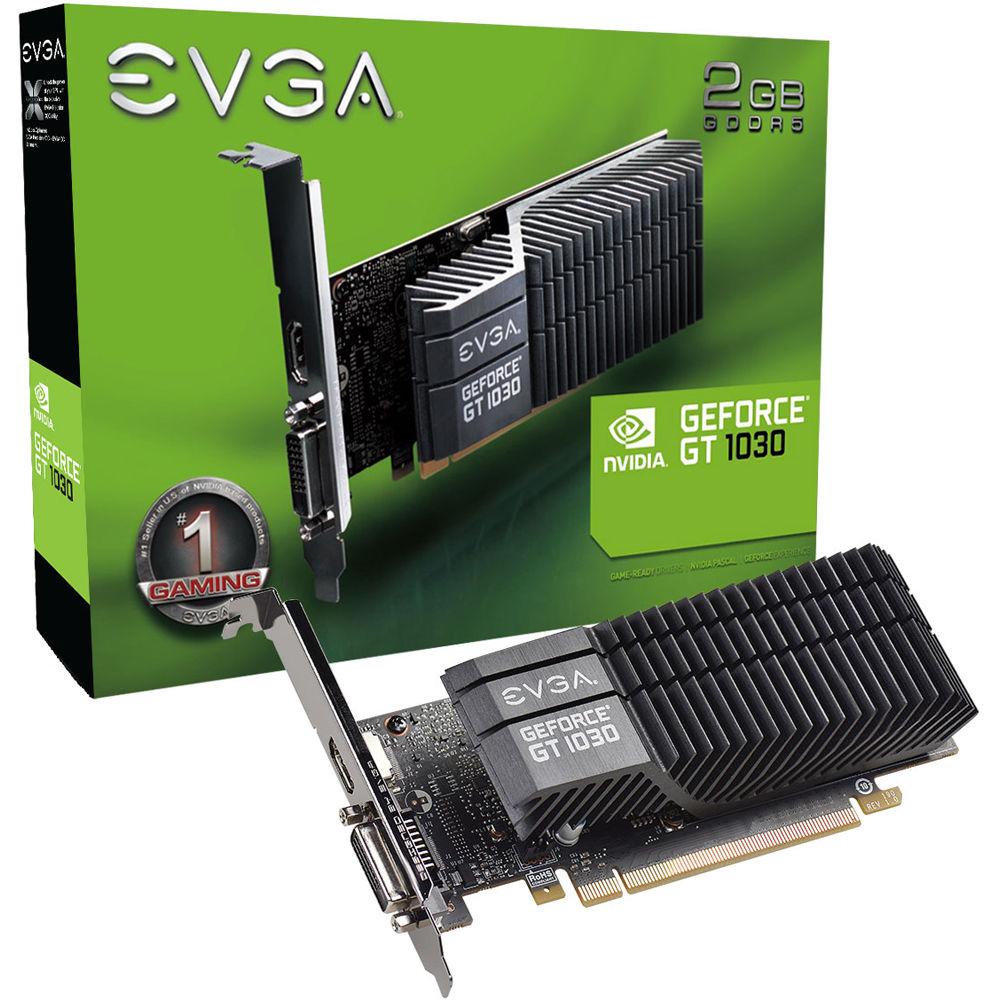 EVGA GeForce GT 1030 SC Low Profile Graphics Card