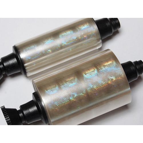 Evolis Registered Hologram Overlay with Generic Globe Design