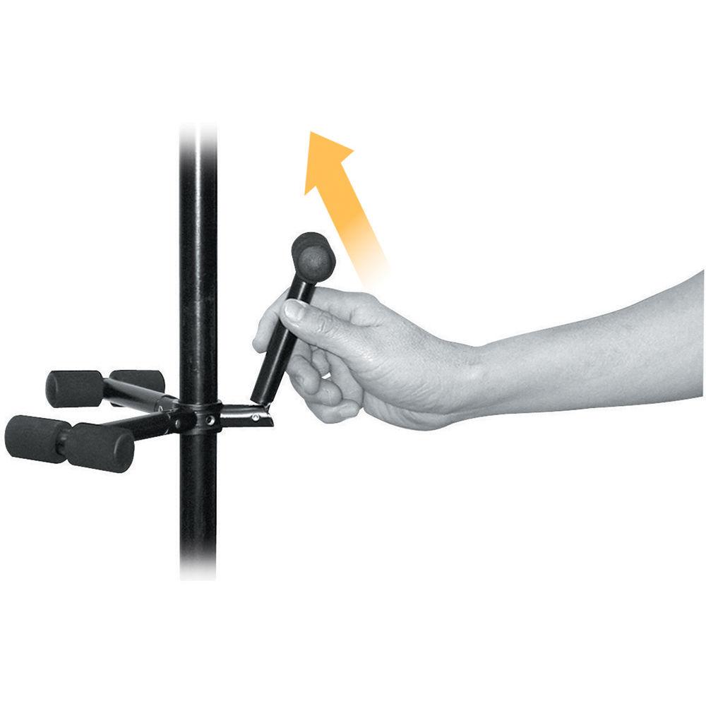 HERCULES Stands Auto-Grip Tri-Guitar Stand with Backrests