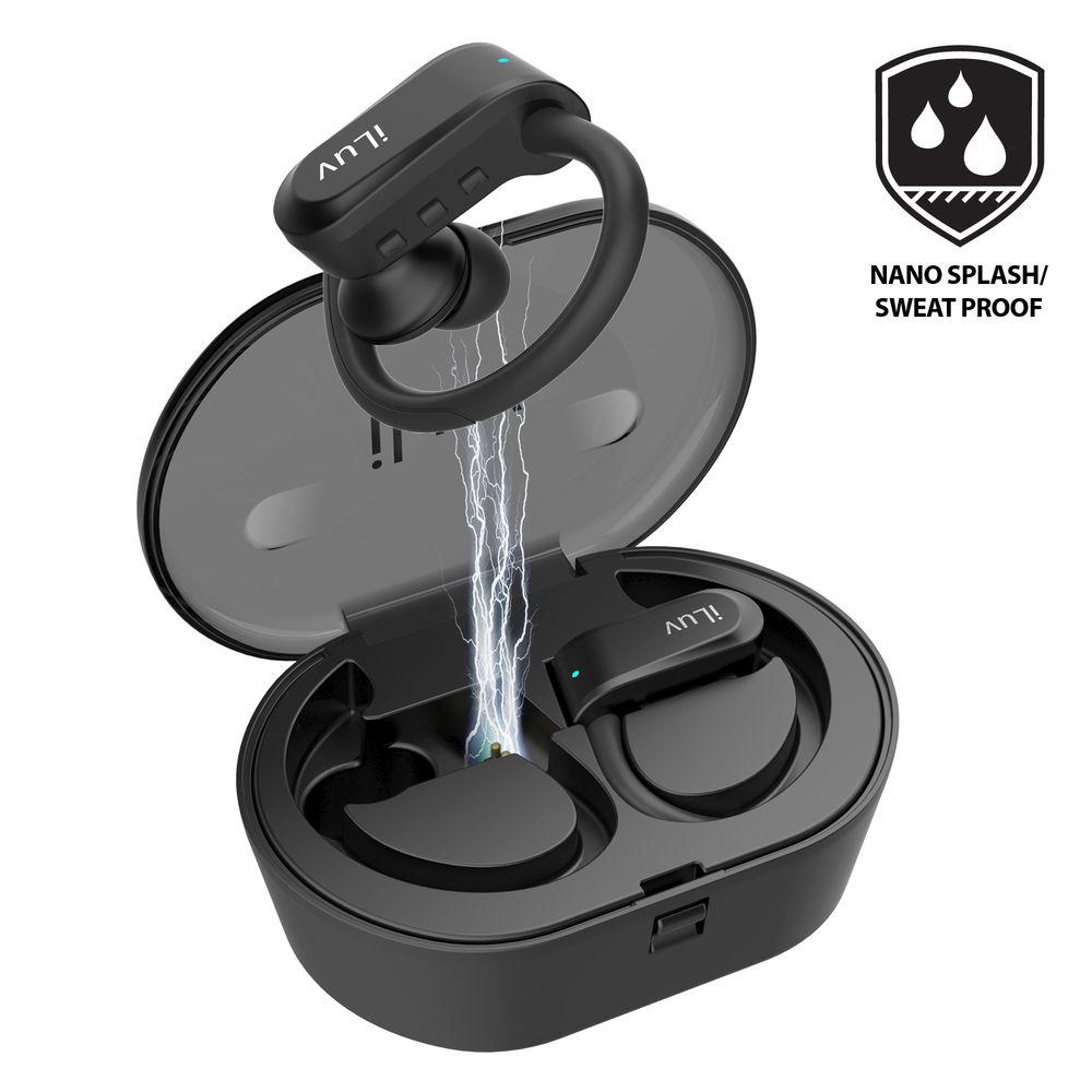 iLuv FitActive Jet 5 Wireless In-Ear Earbuds with Charging Case