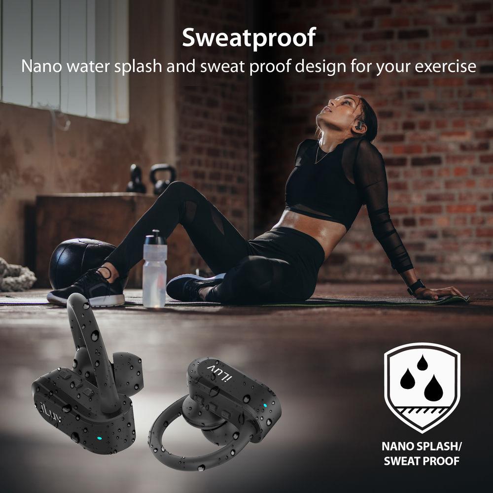 iLuv FitActive Jet 5 Wireless In-Ear Earbuds with Charging Case