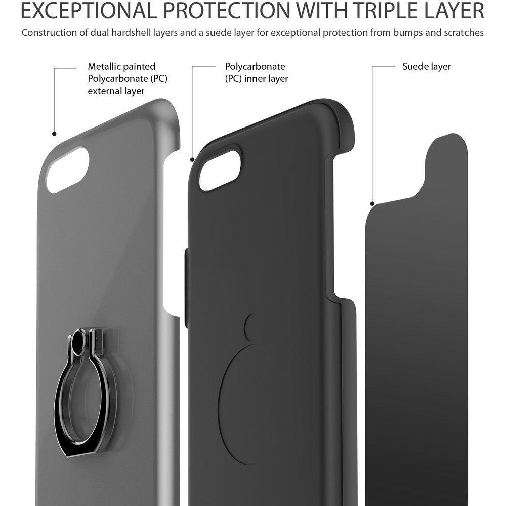 iLuv Metal Forge Ring Case for iPhone 7 8