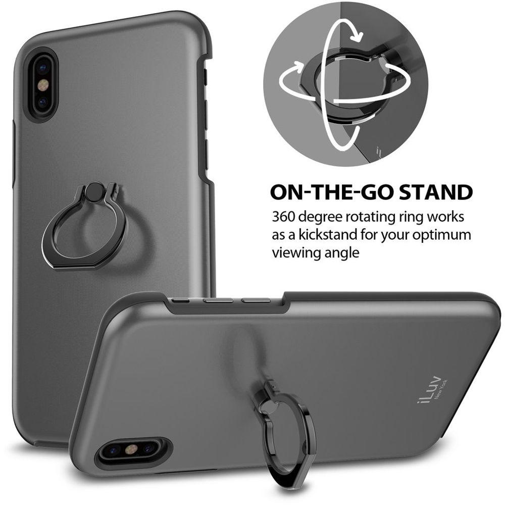 iLuv Metal Forge Ring Case for iPhone X Xs