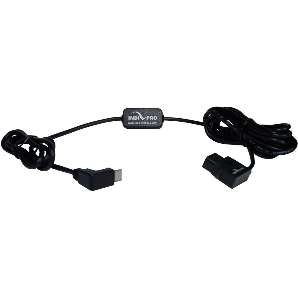 IndiPRO Tools D-Tap to Regulated Right-Angle USB Type-C Cable for GoPro HERO7 6 5 Black and HERO 2018