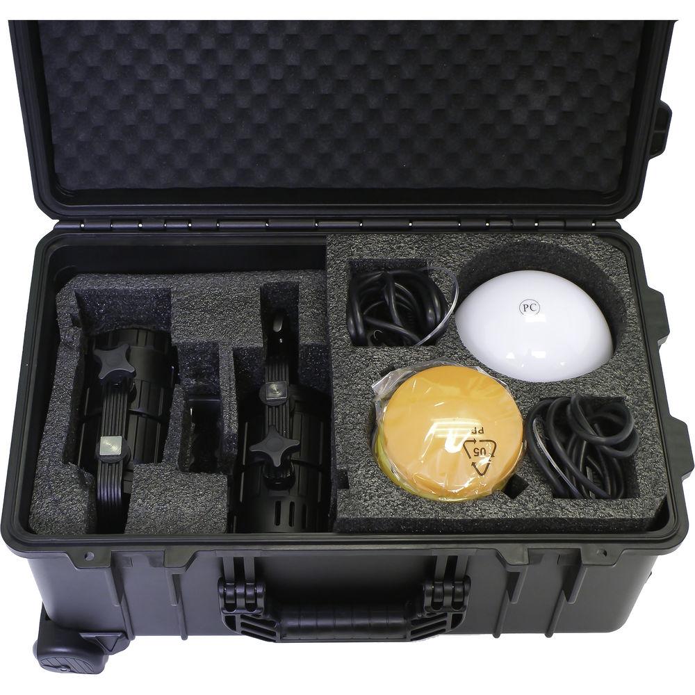 Intellytech Pocket Cannon Daylight Focusable 2-Light LED Fresnel Kit