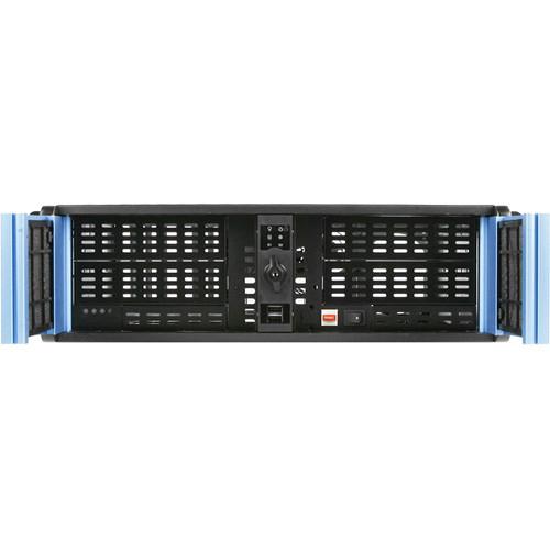 iStarUSA D-300LSEA 3 RU High-Performance Rackmount Chassis with 800W Redundant Power Supply