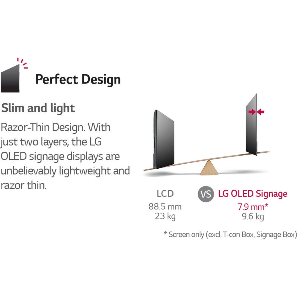 LG 65EV5C-3BO 65" UHD Video-Wall OLED Signage Display