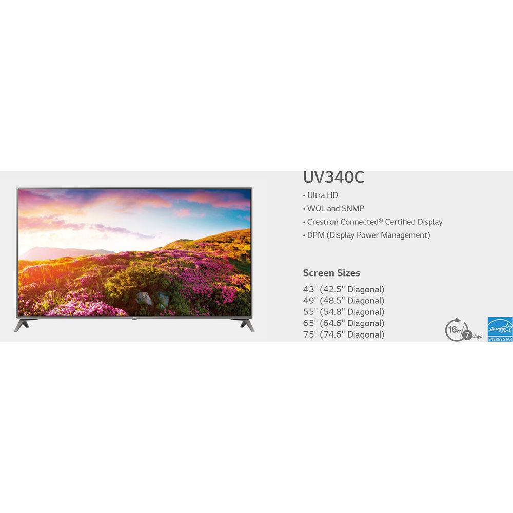 LG UV340C-Series 49"-Class UHD Commercial LED TV