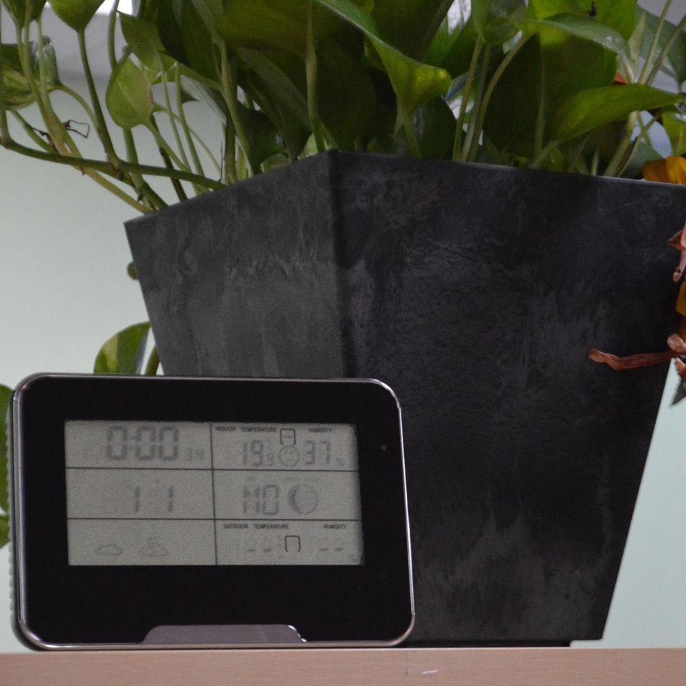 Mini Gadgets Digital Weather Clock with 1080p Wi-Fi Covert Camera