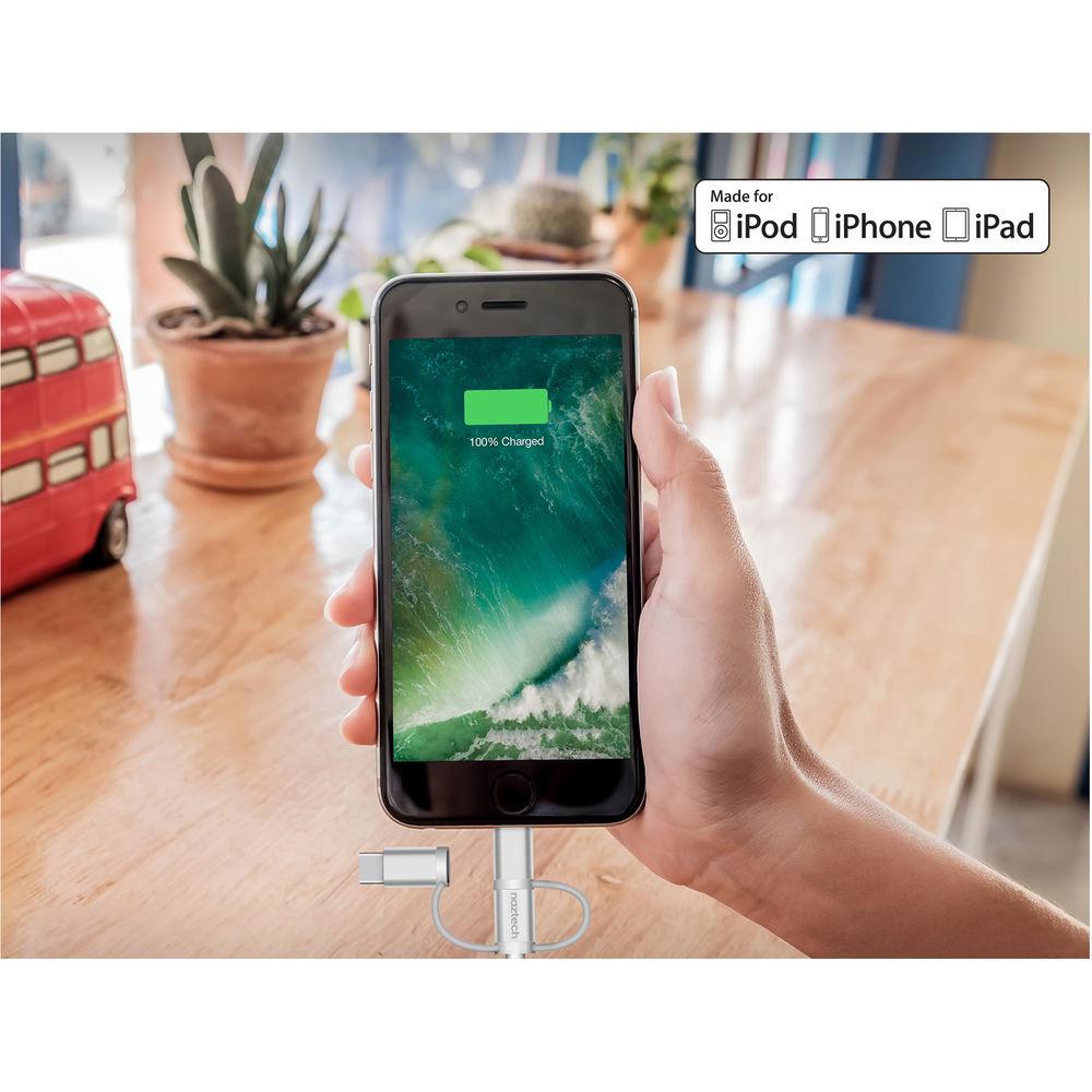 Naztech Braided 3-in-1 Hybrid USB Cable