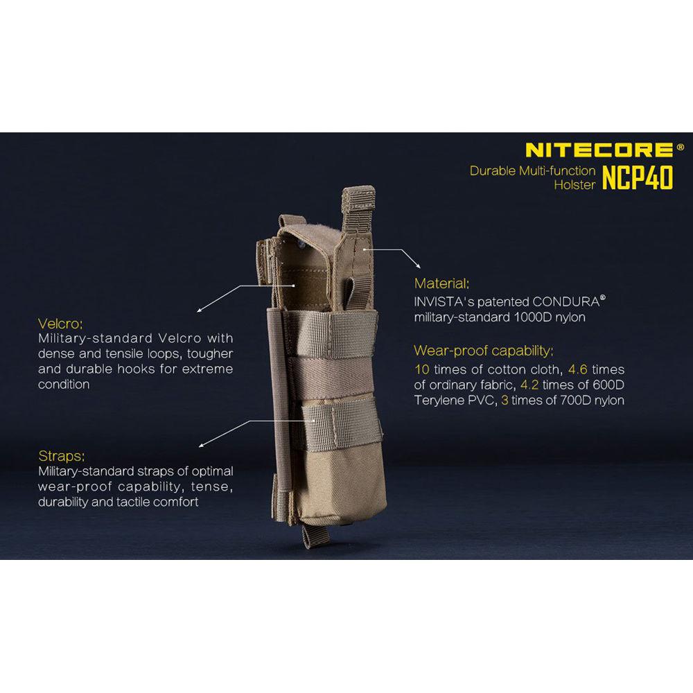 Nitecore NCP40 Tactical Flashlight Holster