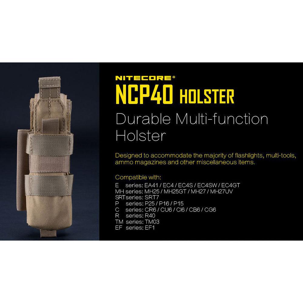 Nitecore NCP40 Tactical Flashlight Holster