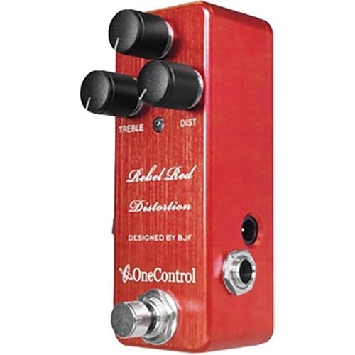 OneControl Rebel Red Distortion Pedal for Electric Guitars