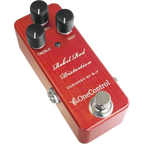 OneControl Rebel Red Distortion Pedal for Electric Guitars