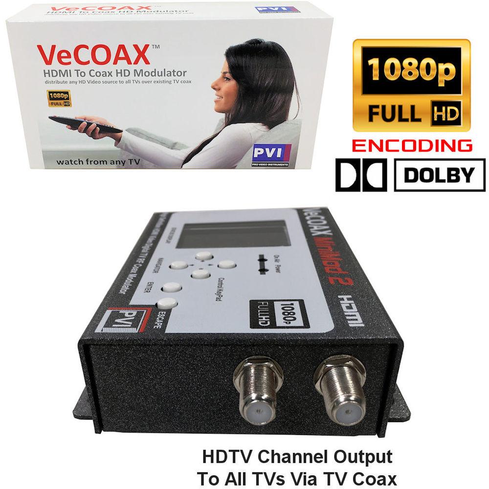 ProVideoInstruments VeCOAX MiniMod-2 HDMI to RF Modulator