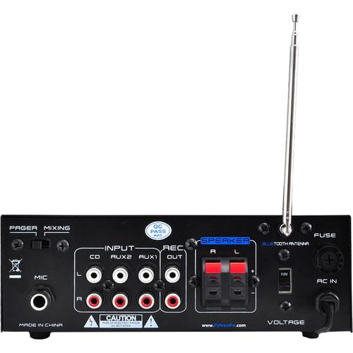 Pyle Pro Mini Blue-Series Stereo 80W Power Amplifier with Bluetooth