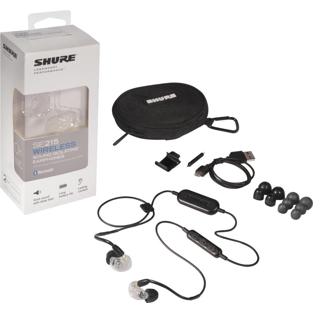 Shure SE215-BT1 Sound-Isolating Earphones with RMCE-BT1 Bluetooth Cable