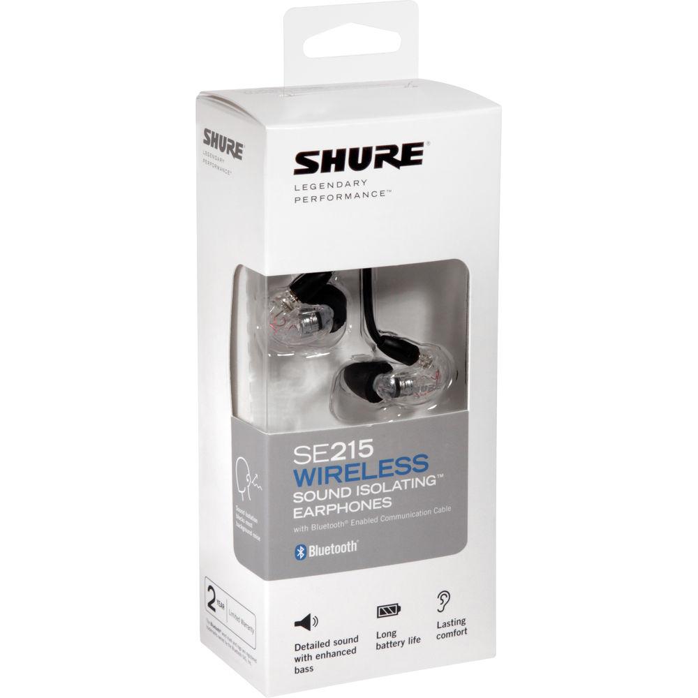 Shure SE215-BT1 Sound-Isolating Earphones with RMCE-BT1 Bluetooth Cable