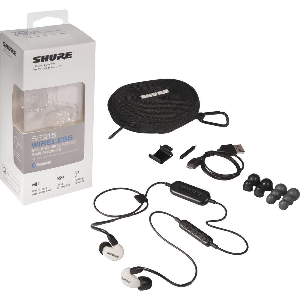 Shure SE215-BT1 Sound-Isolating Earphones with RMCE-BT1 Bluetooth Cable