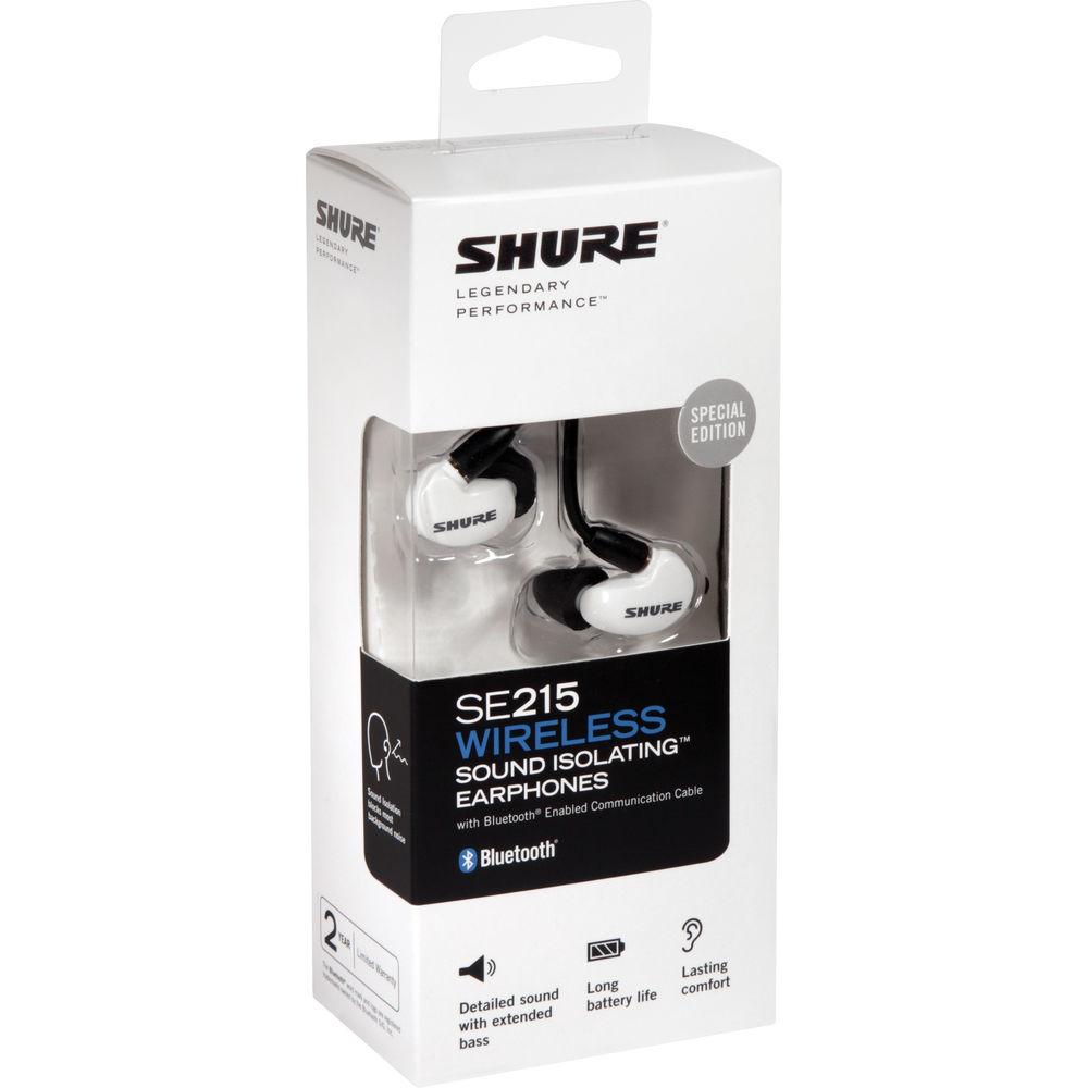 Shure SE215-BT1 Sound-Isolating Earphones with RMCE-BT1 Bluetooth Cable