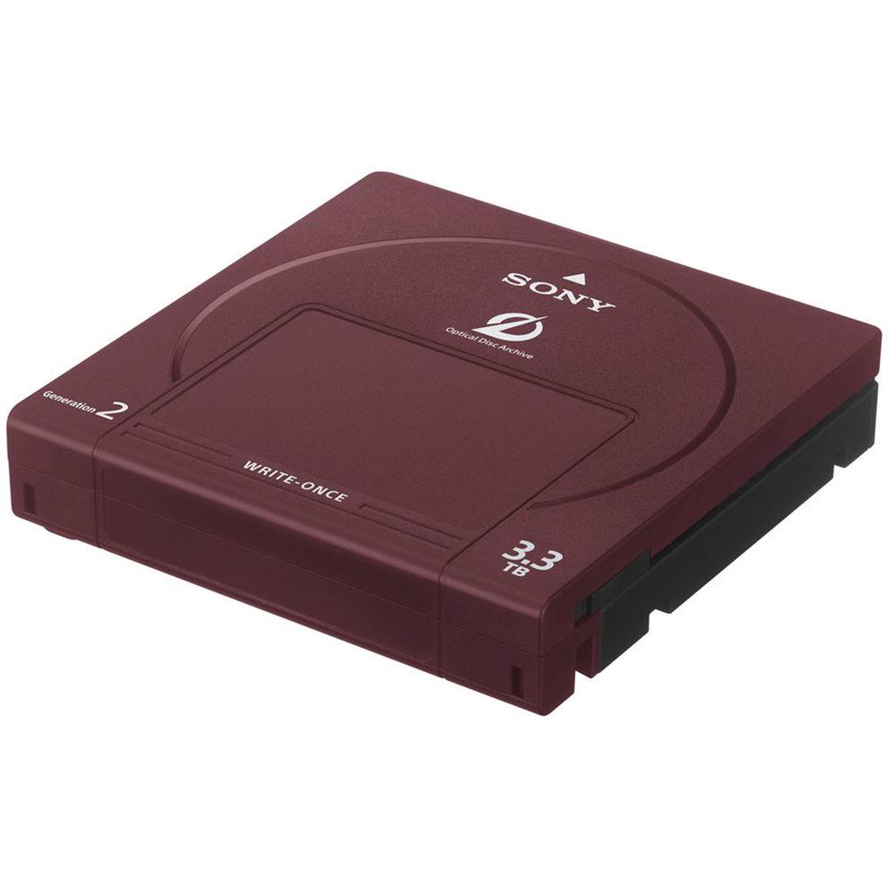 Sony 3.3TB Write-Once Optical Disc Cartridge, Sony, 3.3TB, Write-Once, Optical, Disc, Cartridge