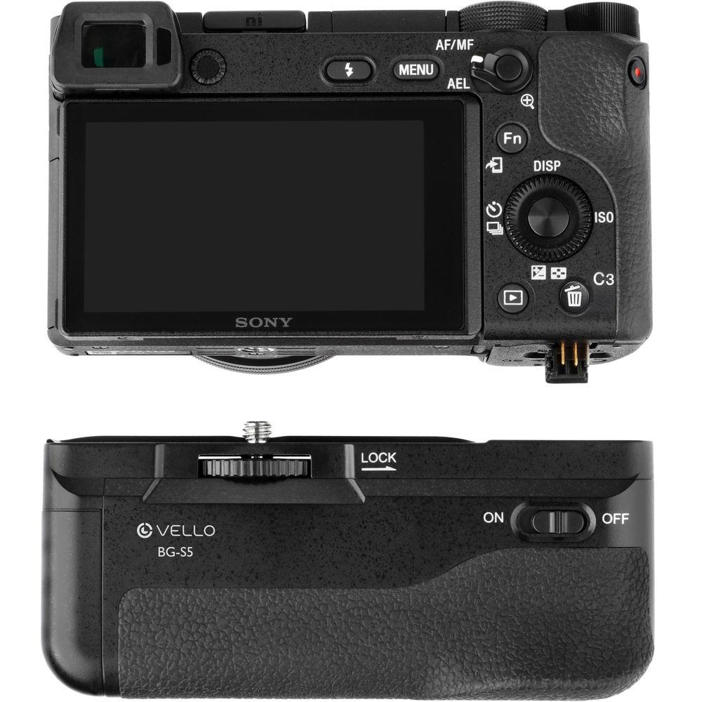 Vello BG-S5 Battery Grip for Sony Alpha a6500