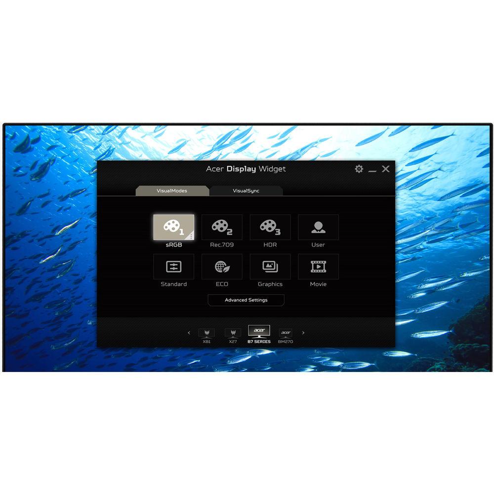 Acer B277U bmiipprzx 27" 16:9 WQHD IPS Monitor