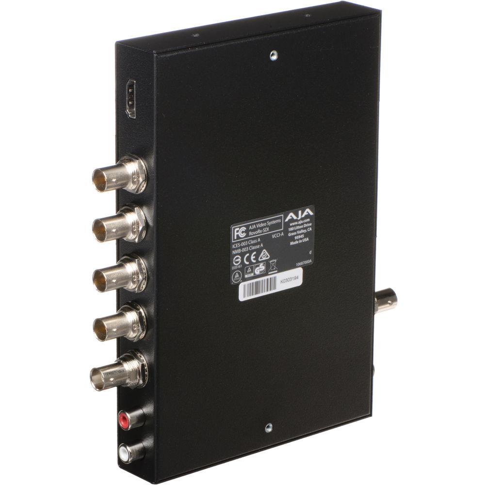 AJA UltraHD HD HDBaseT Receiver with 6G 3G-SDI & HDMI Outputs for RovoCam Camera