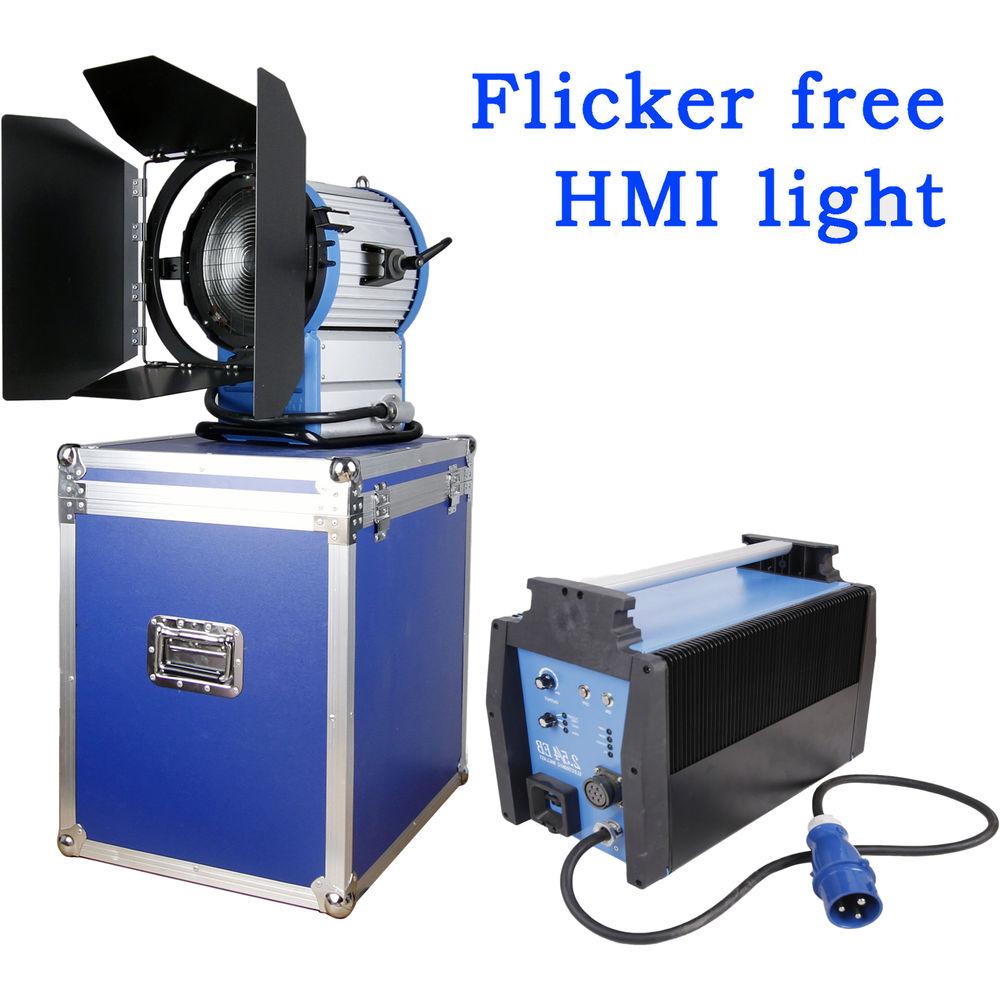 CAME-TV 2500W HMI Fresnel Light Kit with Electronic Ballast