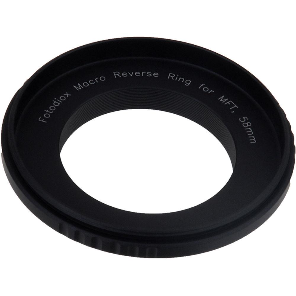 FotodioX 58mm Reverse Mount Macro Adapter Ring for Four Thirds-Mount Cameras