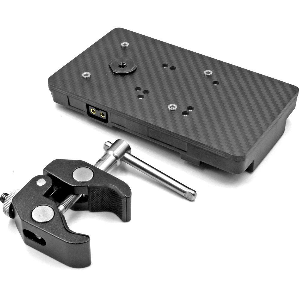 GyroVu D-Tap Battery Plate with 1 4"-20 Thread & Adjustable Clamp Mount