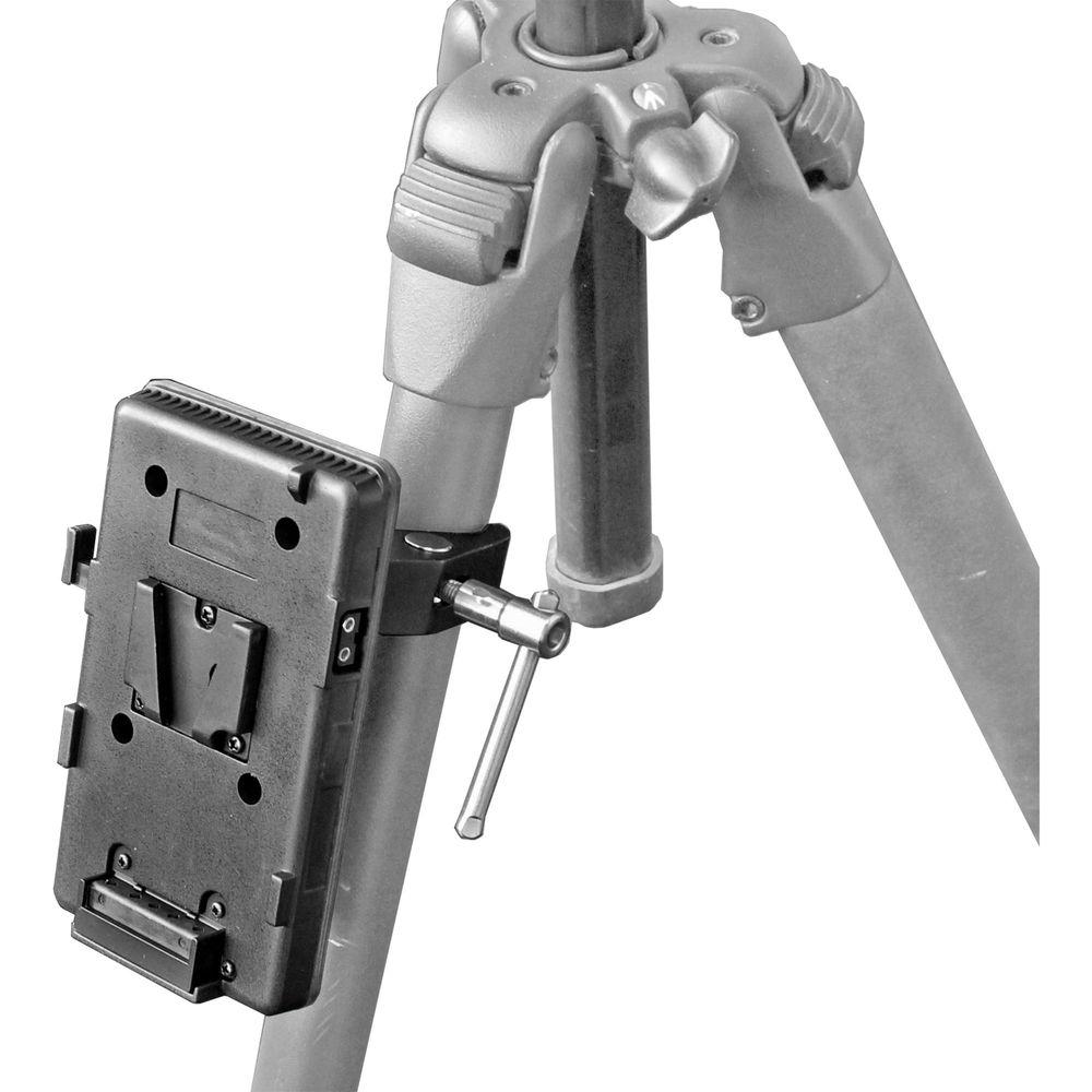 GyroVu D-Tap Battery Plate with 1 4"-20 Thread & Adjustable Clamp Mount