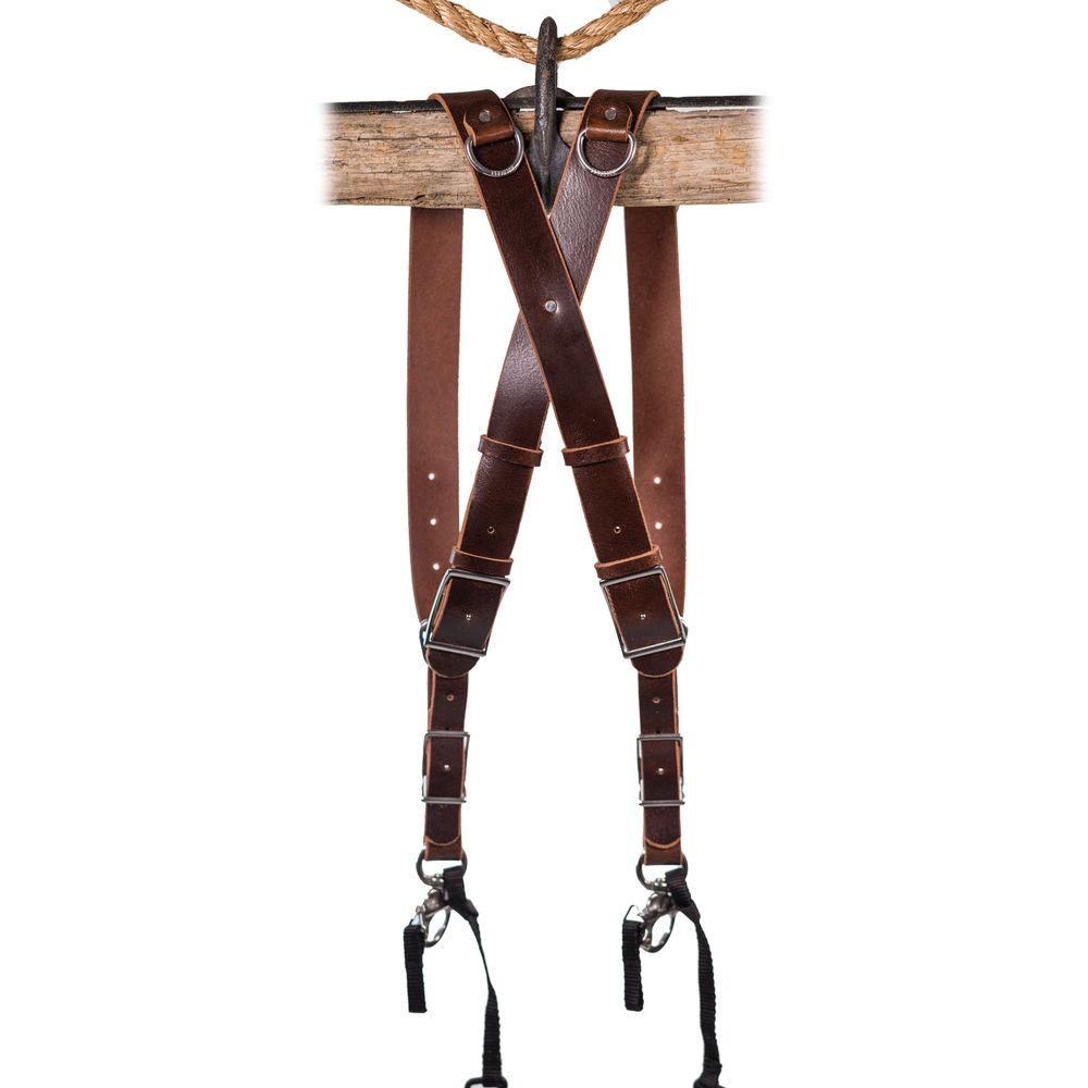 HoldFast Gear Money Maker 2-Camera Leather Harness
