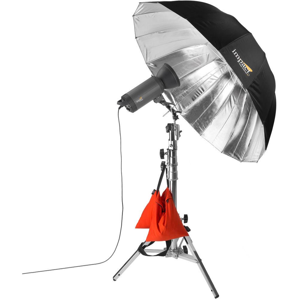 Impact Large Improved Deep Silver Umbrella