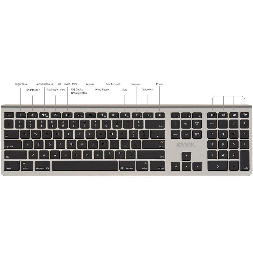 Kanex MultiSync Wireless Keyboard for Mac & iOS